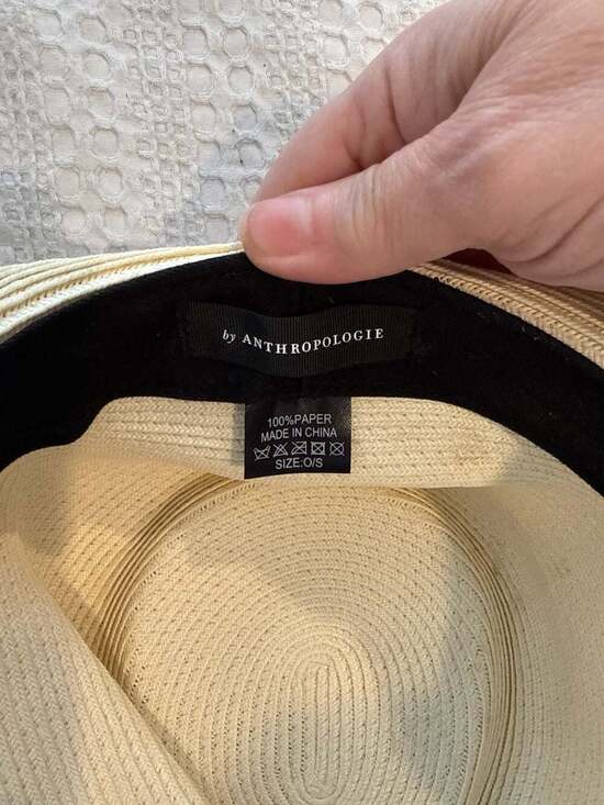 Anthropologie Embry Woven Straw Rancher Hat with Leather Tie main image 4